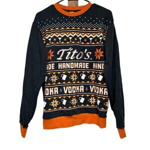 Tito’s Not That Ugly Crewneck Long Sleeve Pullover‎ Sweater Size S
